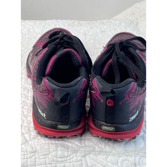 Merrell Women's Tough Mudder Running Athleisure  Athletic Shoe - Red/Black - 7.5 - Picture 8 of 10